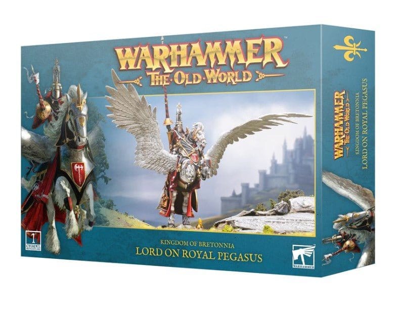 Games Workshop 06 - 10 Kingdom Of Bretonnia: Lord On Royal Pegasus - Hobbytech Toys
