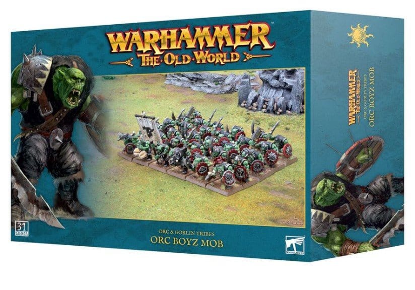 Games Workshop 09 - 02 Orc & Goblin Tribes: Orc Boyz Mob - Hobbytech Toys