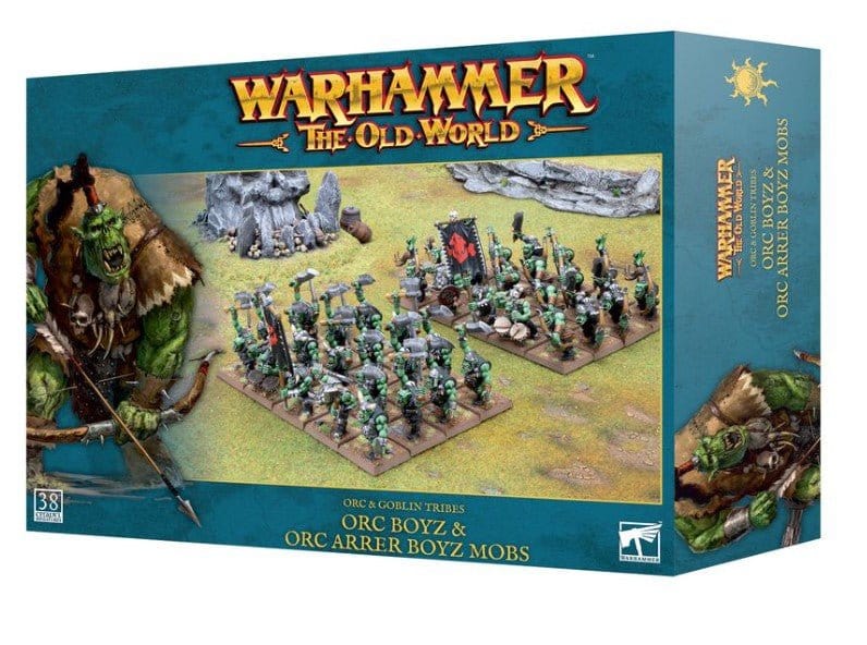 Games Workshop 09 - 03 Orc & Goblin Tribes: Orc Boyz & Orc Arrer Boyz Mobs - Hobbytech Toys