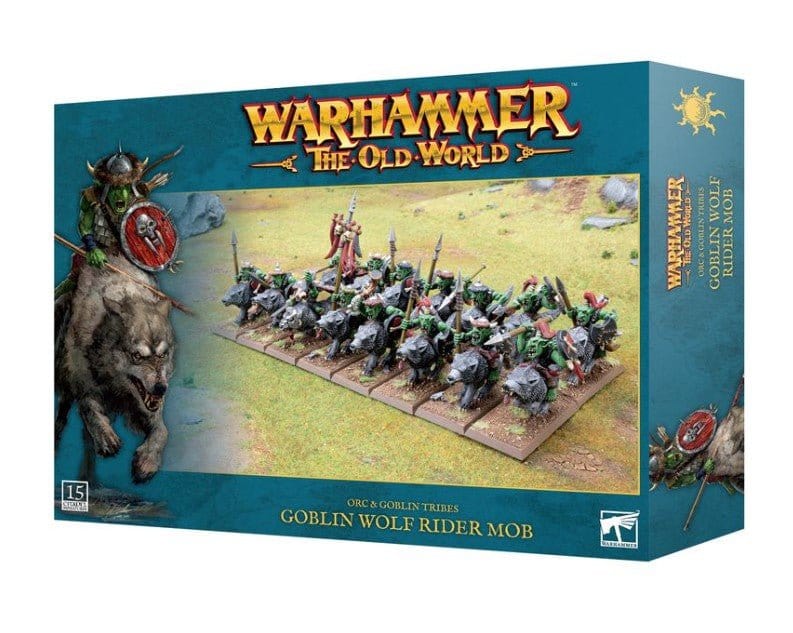 Games Workshop 09 - 09 Orc & Goblin Tribes: Goblin Wolf Rider Mob - Hobbytech Toys