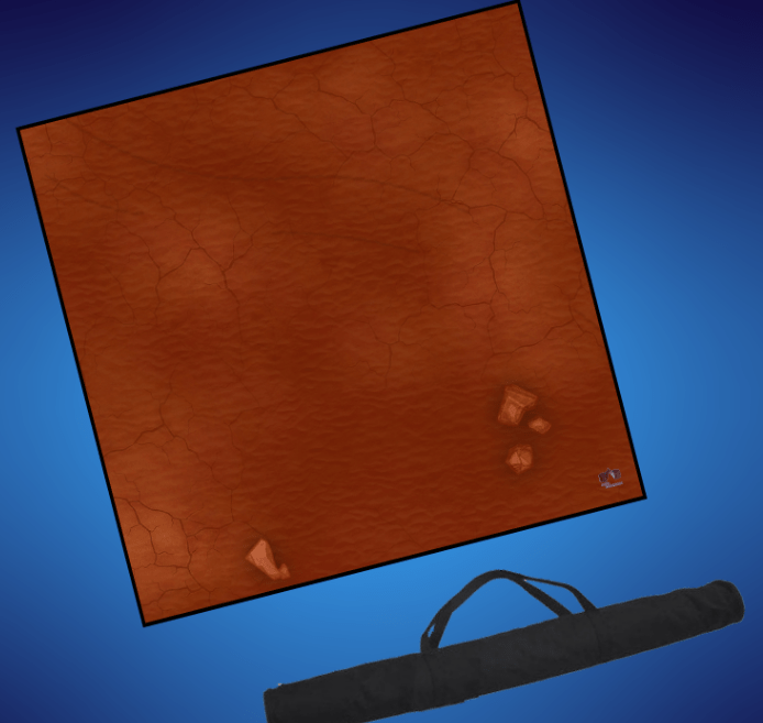 Gaming Mats - Mars Landscape 36x36" - Hobbytech Toys
