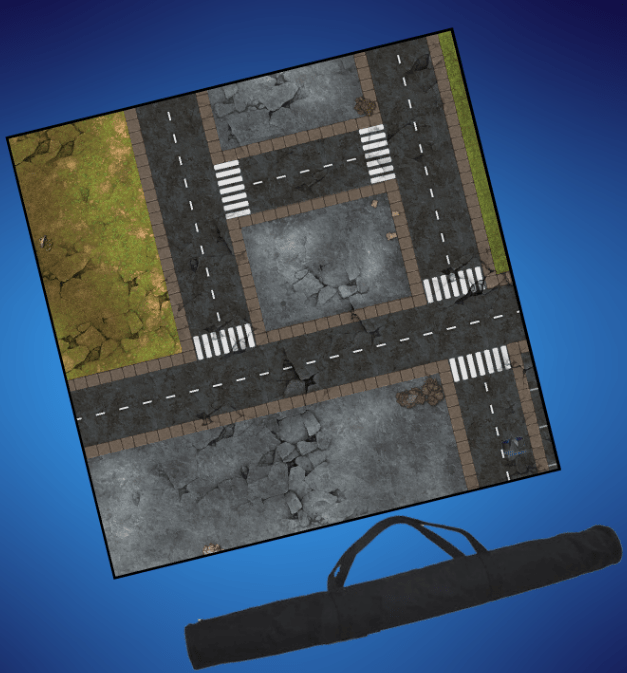 Gaming Mats - Urban City Battle 1 36x36" - Hobbytech Toys