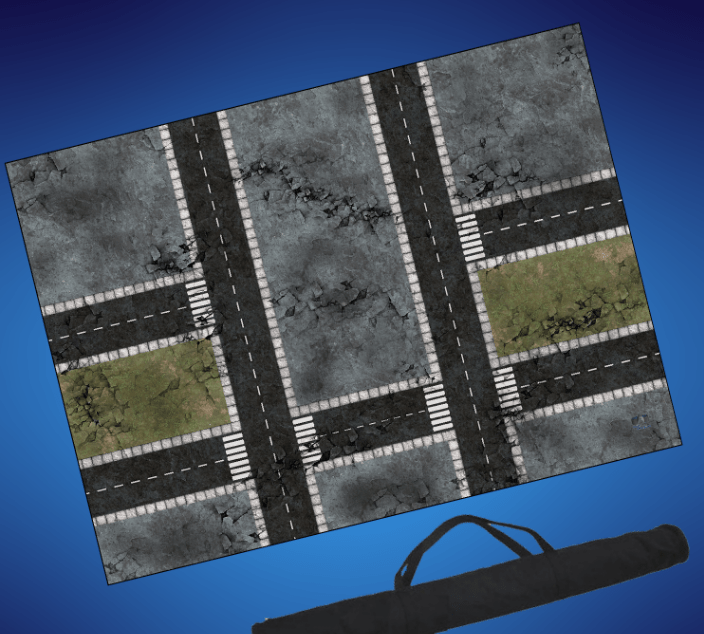 Gaming Mats - Urban City Battle 2 60x44" - Hobbytech Toys
