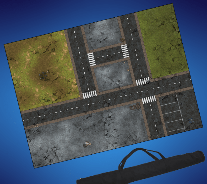 Gaming Mats - Urban City Battle 60x44" - Hobbytech Toys