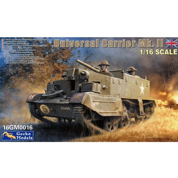 Gecko 1/16 Universal Carrier Mk.II Plastic Model Kit