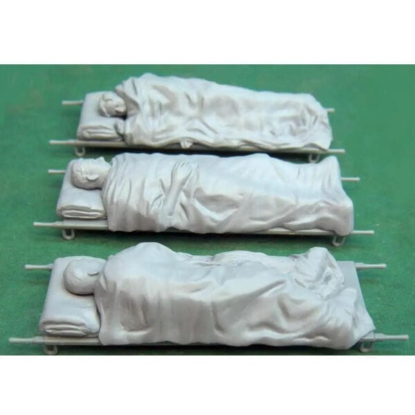 Gecko 1/35 Allied Casualties On Stretchers (WWII) Plastic Model Kit