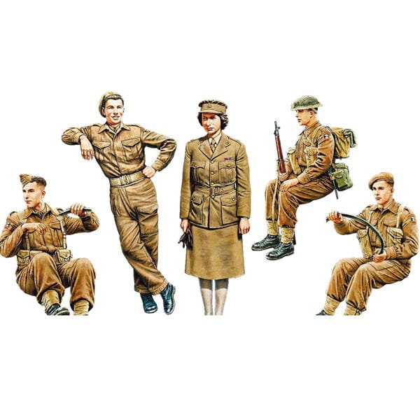 Gecko 1/35 WW II British Army Truck Driver Set Plastic Model Kit