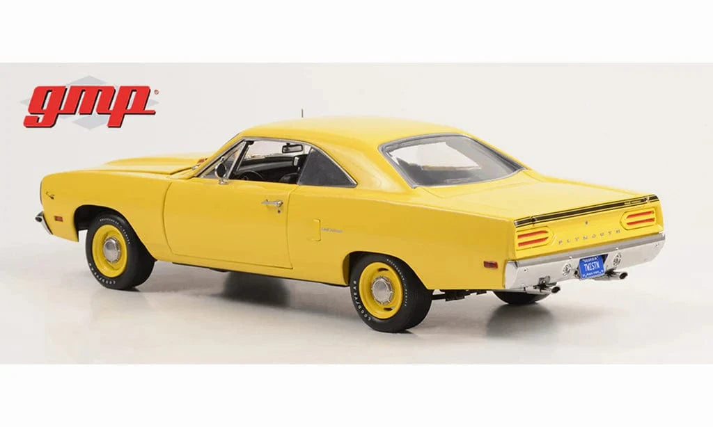 GMP 1/18 1970 Plymouth Road Runner - Lemon Twist Diecast Model