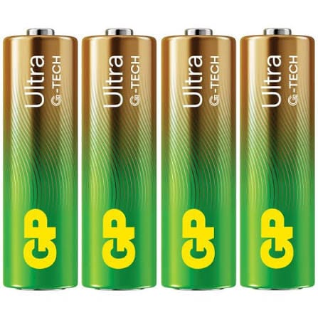 GP Ultra Alkaline AA Heavy Duty Battery (4pcs)