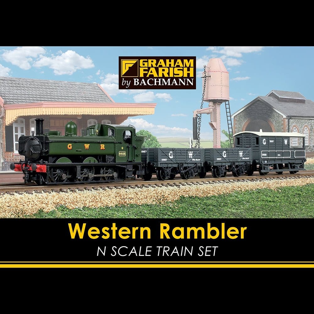 Graham Farish 370 - 052 N Scale Scale Western Rambler Train Set - Hobbytech Toys