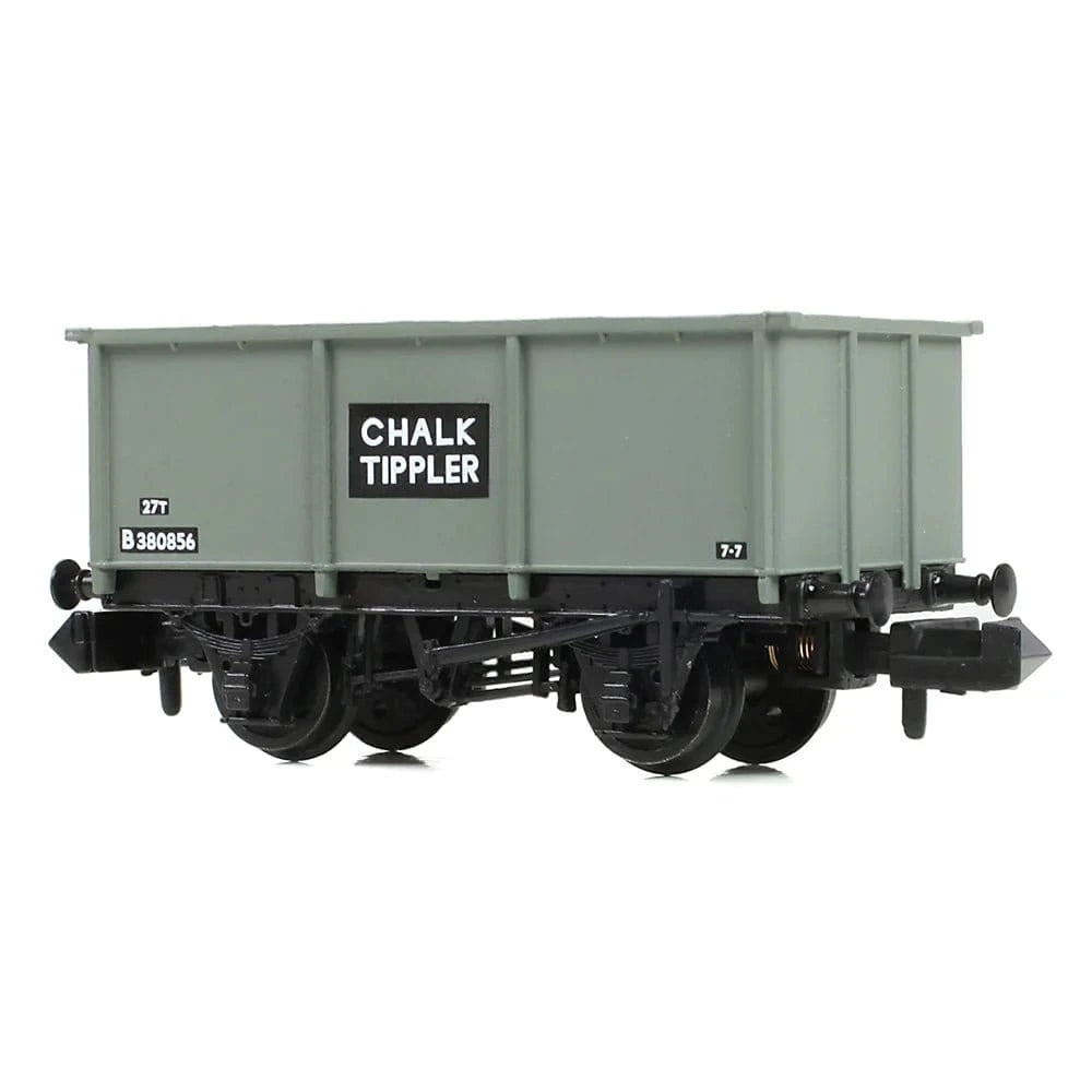 Graham Farish 373 - 276B N BR 27T Steel Tippler Wagon BR Grey B380856 - Hobbytech Toys