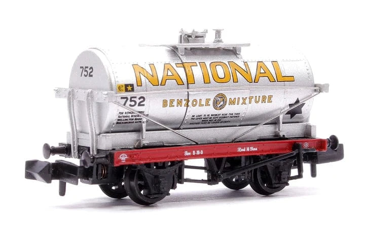 Graham Farish 373-650C N 14T Tank Wagon National Benzole Silver - Hobbytech Toys