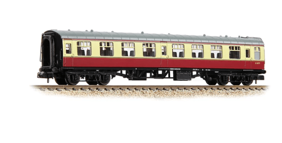Graham Farish 374 - 010G N Scale BR Mk1 TSO Tourist Second Open BR Crimson & Cream - Hobbytech Toys