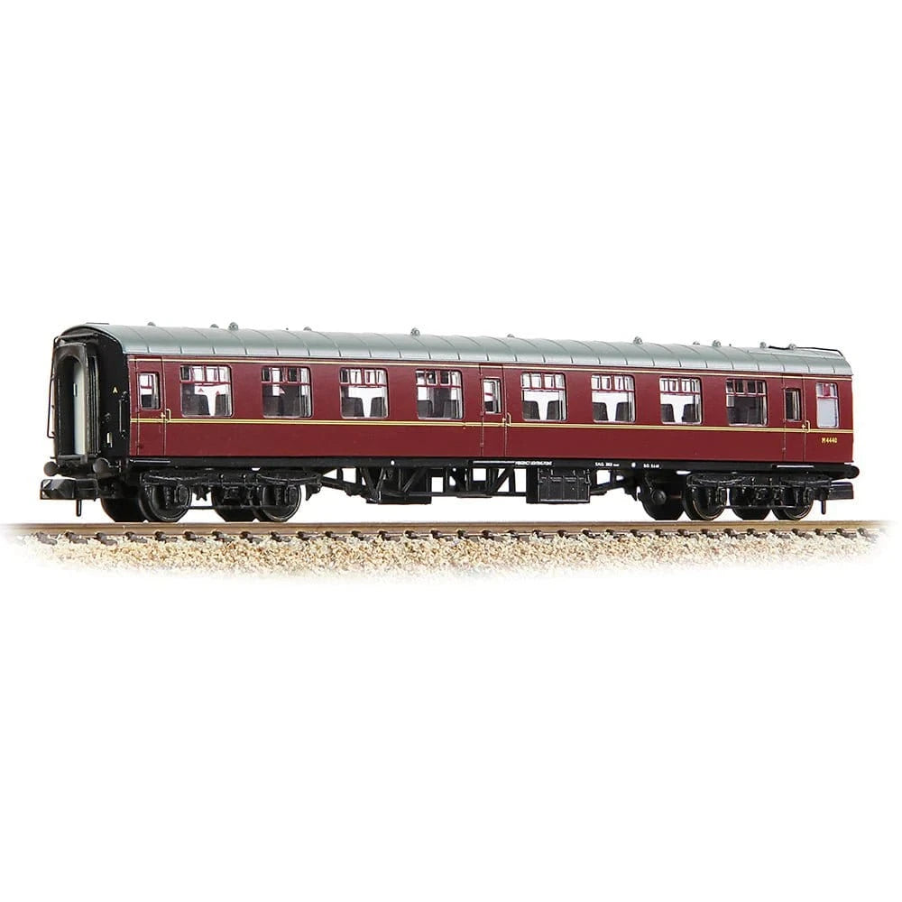 Graham Farish 374 - 012F N Scale BR Mk1 TSO Tourist Second Open BR Maroon - Hobbytech Toys