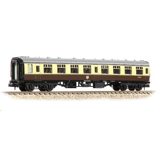 Graham Farish 374-064D N Scale BR Mk1 SK Second Corridor BR (WR) Chocolate & Cream - Hobbytech Toys