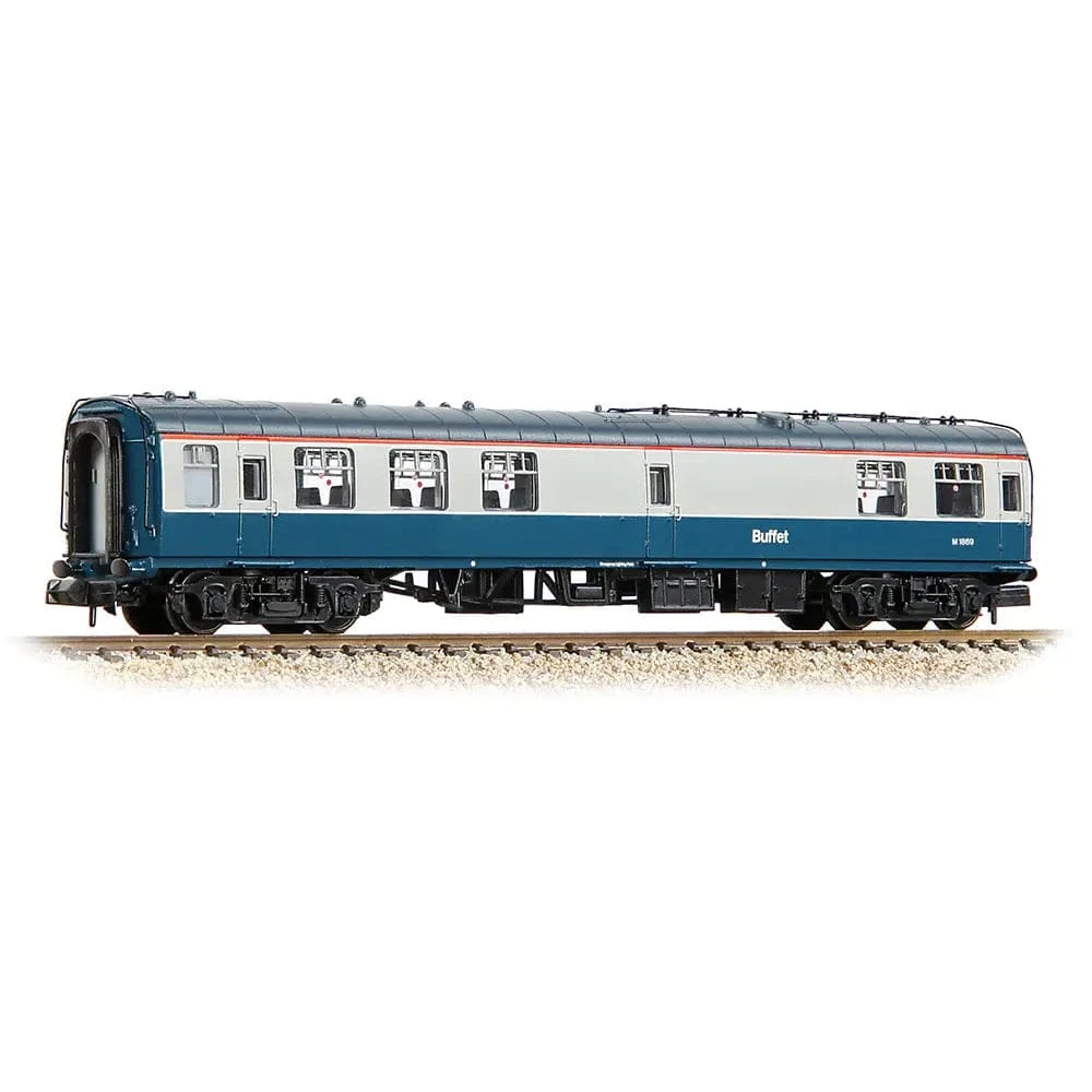 Graham Farish 374-110C N Scale BR Mk1 RMB Restaurant Miniature Buffet BR Blue & Grey - Hobbytech Toys