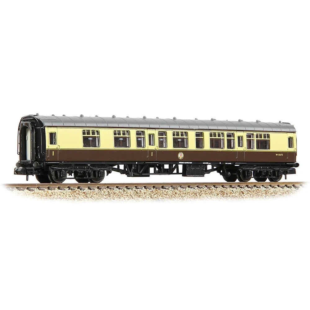Graham Farish 374 - 256C N Scale BR Mk1 CK Composite Corridor BR (WR) Chocolate & Cream - Hobbytech Toys