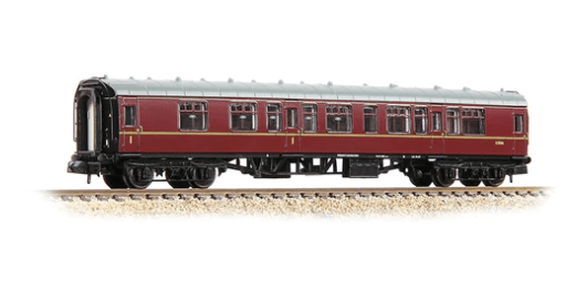 Graham Farish 374 - 257D N Scale BR Mk1 CK Composite Corridor BR Maroon - Hobbytech Toys