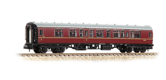 Graham Farish 374 - 257E N Scale BR Mk1 CK Composite Corridor BR Maroon - Hobbytech Toys