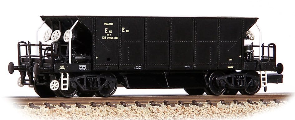 Graham Farish 377 - 003A N Scale BR Bogie Hopper Wagon BR Departmental Black DB992503NE - Hobbytech Toys