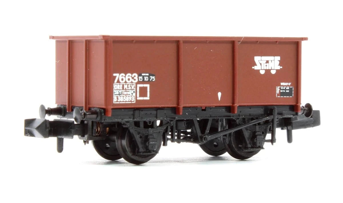 Graham Farish 377 - 278A N BR 27T Steel Tippler Wagon BR Bauxite B385893 - Hobbytech Toys