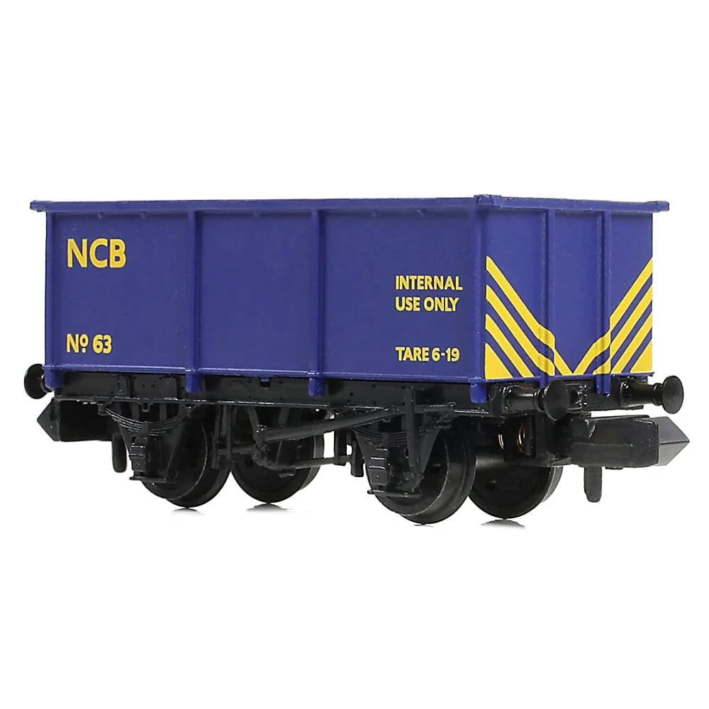 Graham Farish 377 - 282A N BR 27T Steel Tippler Wagon NCB Blue No.47 - Hobbytech Toys
