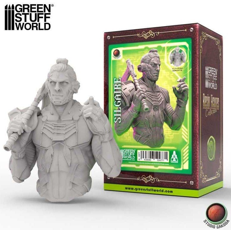 Green Stuff World 3D Printed - Bust - Studio Gakoda - Silgaire - Hobbytech Toys