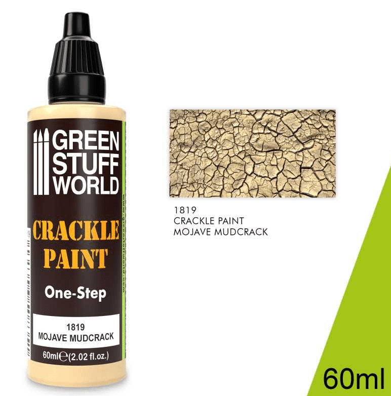 Green Stuff World Acrylic Crackle Paint - MOJAVE MUDCRACK 60ml - Hobbytech Toys
