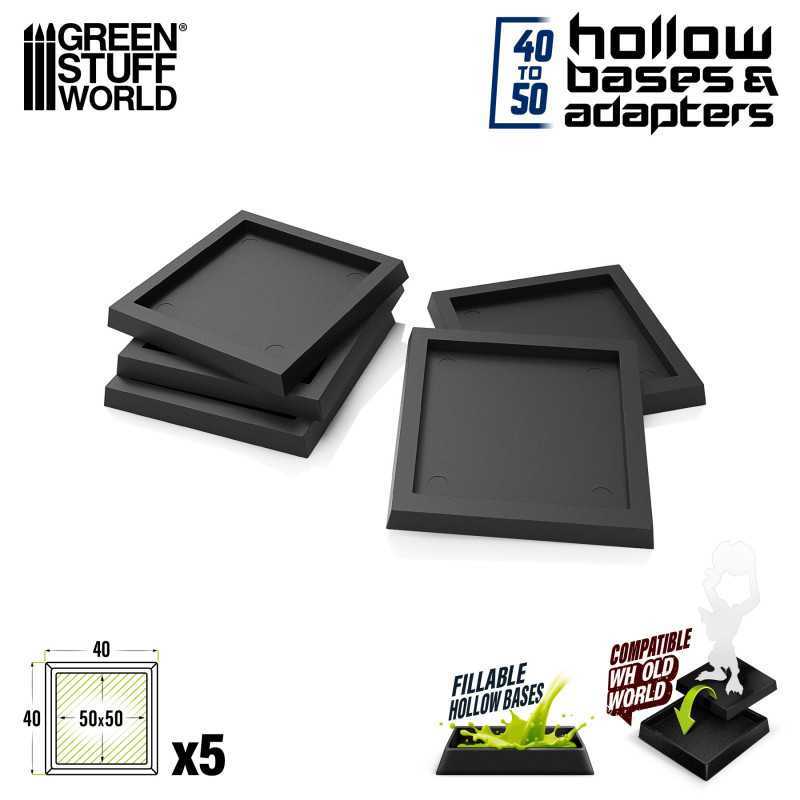 Green Stuff World Adapter 40mm to 50mm (5pcs) - Hobbytech Toys