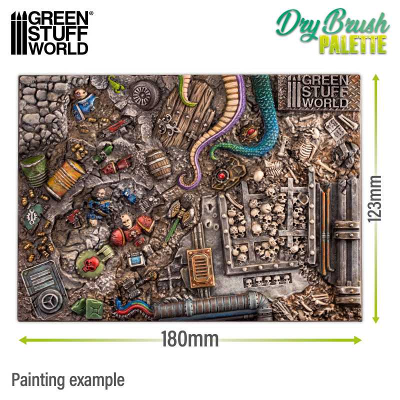 Green Stuff World Dry Brush Palette