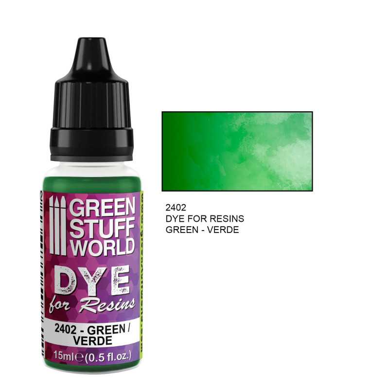 Green Stuff World Dye For Resin - Green (15ml) - Hobbytech Toys