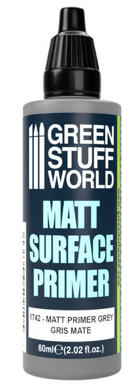 Green Stuff World MATT SURFACE PRIMER GREY 60 ml - Hobbytech Toys