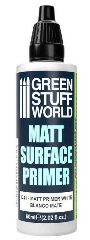 Green Stuff World MATT SURFACE PRIMER WHITE 60 ml - Hobbytech Toys