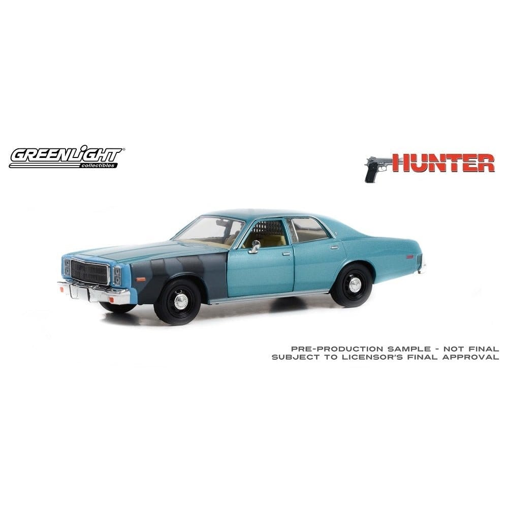 Greenlight 1/24 Hunter (TV Series) Sergeant Rick Hunter's 1977 Plymouth Fury - Hobbytech Toys