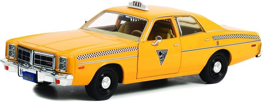 Greenlight 1/24 Rocky III (1982) 1978 Dodge Monaco - City Cab Co. Movie - Hobbytech Toys