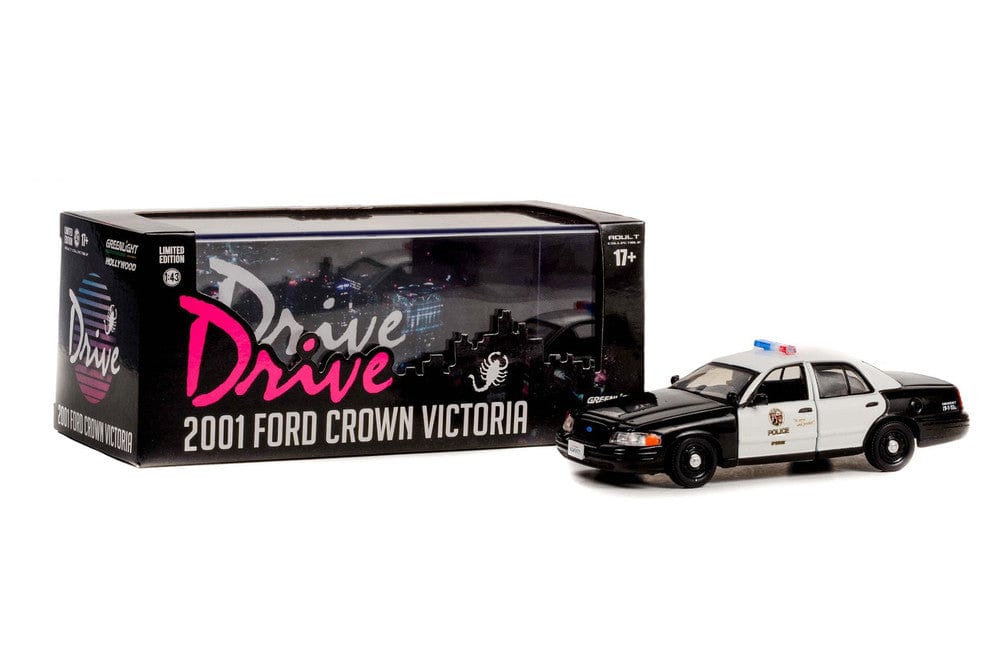 Greenlight 1/43 2001 Ford Crown Victoria Police Interceptor - LAPD