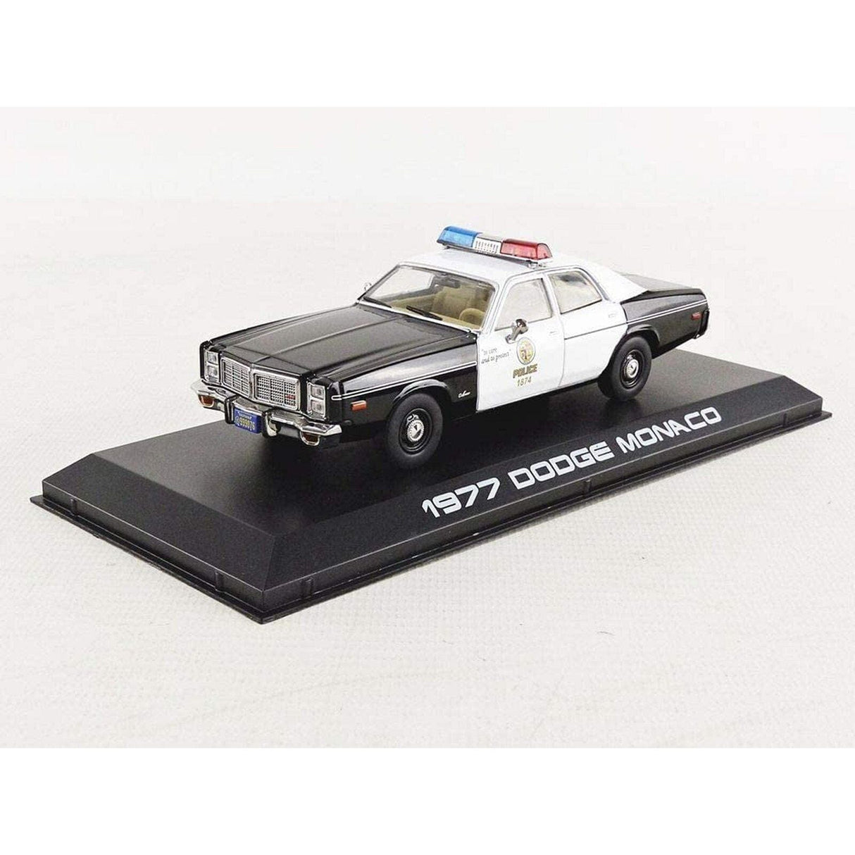 Greenlight 1/43 The Terminator (1984) 1977 Dodge Monaco Metropolitan Police Movie - Hobbytech Toys