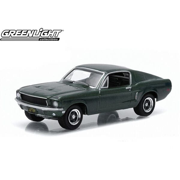 Greenlight 1/64 Highland Green 1968 Ford Mustang GT Fastback Diecast Model
