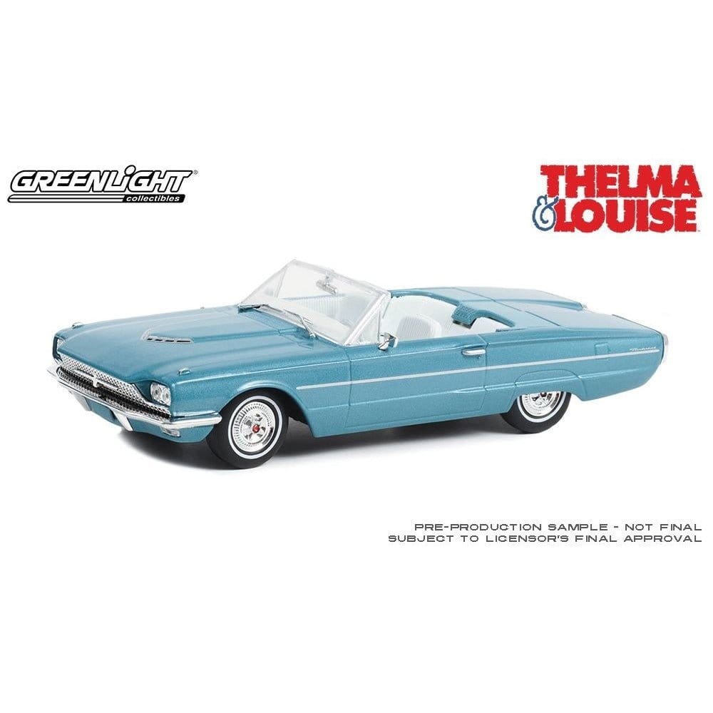 Greenlight 86617 1/43 Thelma & Louise (1991) 1966 Ford Thunderbird Convertible - Hobbytech Toys