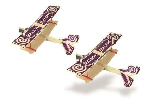 Guillows Bullseye Twin Pack Balsa Glider - Hobbytech Toys