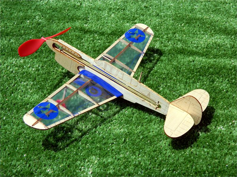 Guillows U.S. Warhawk Build - n - Fly - Hobbytech Toys