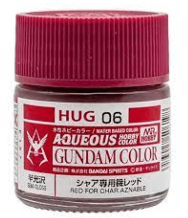 Gunze HUG06 Aqueous Gundam Red Char Aznable - Hobbytech Toys