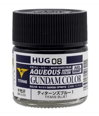 Gunze HUG08 Aqueous Gundam Titans Blue 1 - Hobbytech Toys