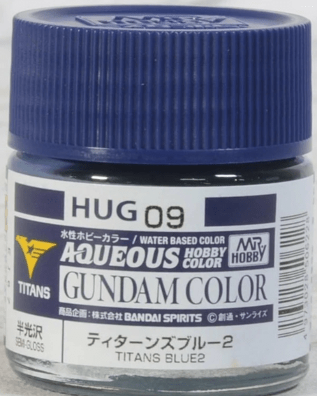 Gunze HUG09 Aqueous QGundam Titans Blue 2 - Hobbytech Toys