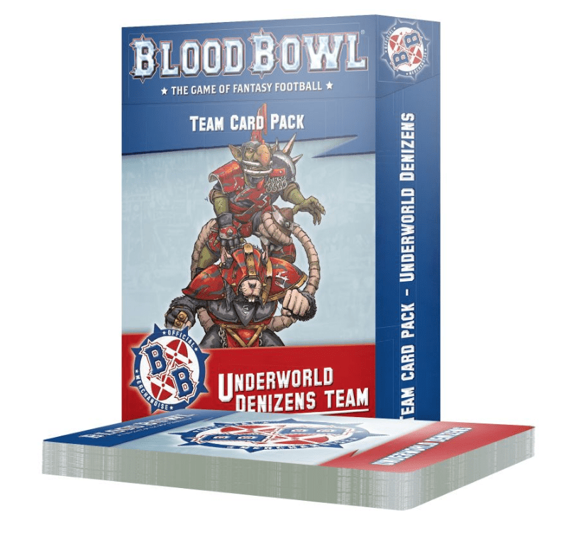 GW 202 - 35 Blood Bowl Underworld Denizens Team Cards** - Hobbytech Toys