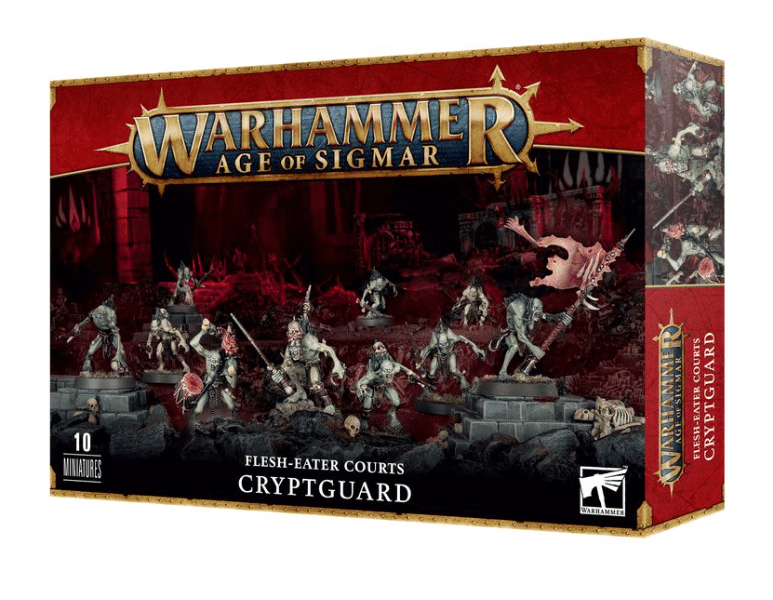 GW 91 - 76 Warhammer Age of Sigmar, Flesh - Eater Courts, Cryptguard - Hobbytech Toys