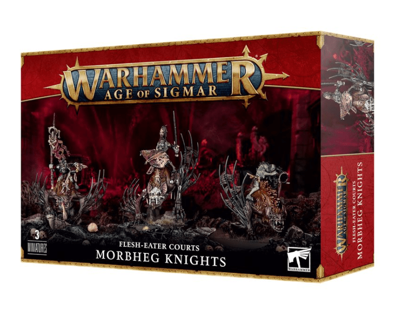 GW 91 - 77 Warhammer Age of Sigmar, Flesh - Eater Courts, Morbheg Knights - Hobbytech Toys