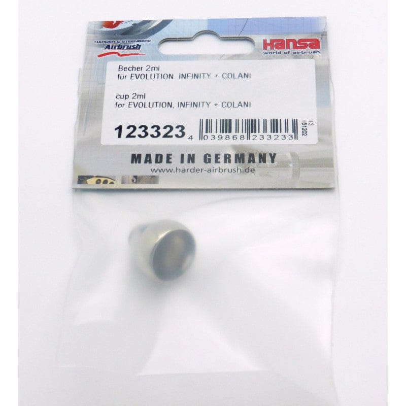 Harder And Steenbeck 123323 2ml Cup Harder and Steenbeck AIRBRUSHES & COMPRESSORS