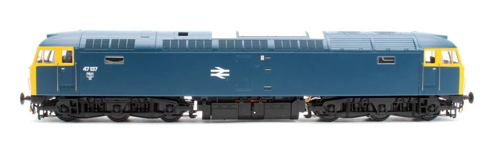Heljan OO Scale Class 47 BR Blue 47137 (Glazed Headcode Panel) Diesel Loco - DCC & Sound Fitted - Hobbytech Toys