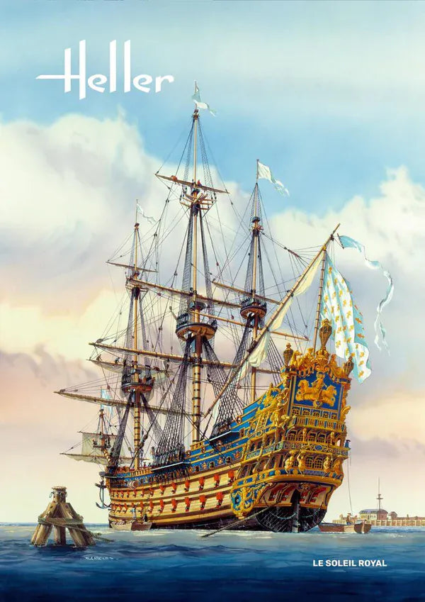 Heller 1/100 Soleil Royal Plastic Model Kit